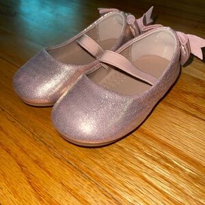 Pink Glitter Kids Ballet Flats